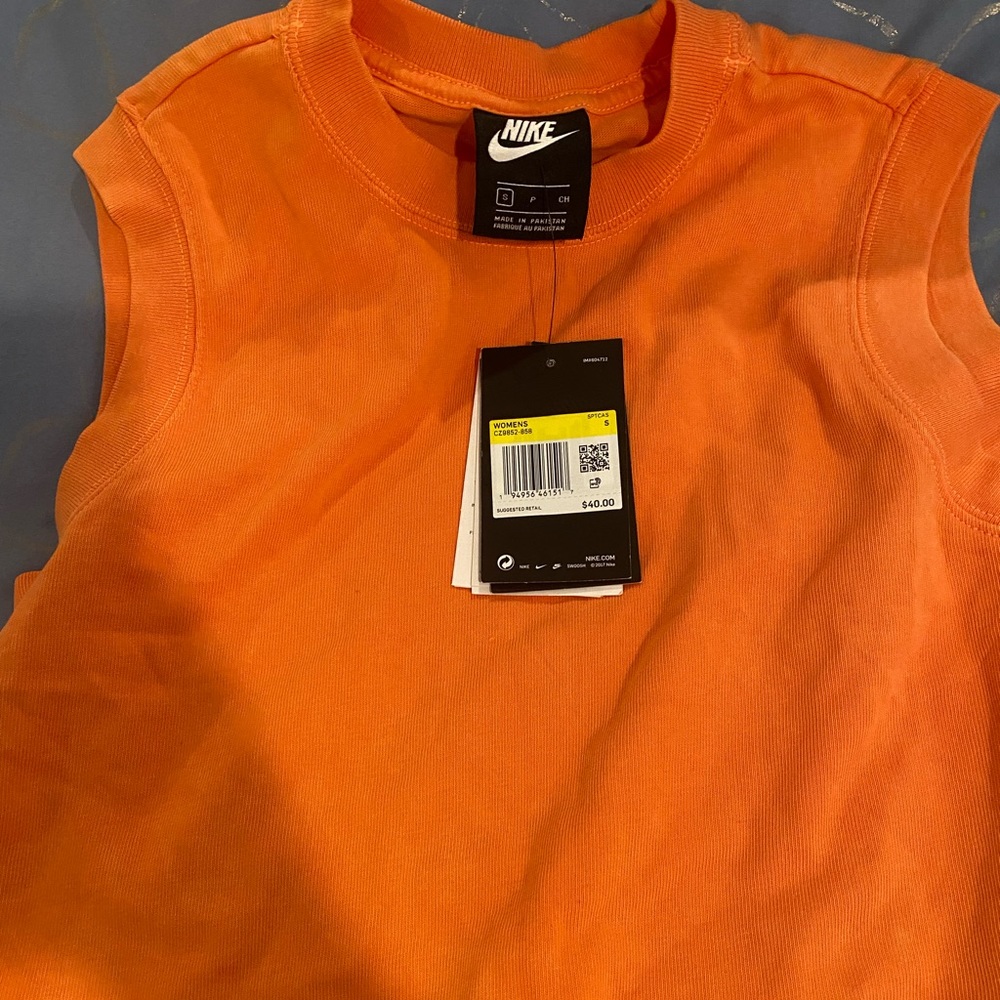 Small Orange Nike Short Set